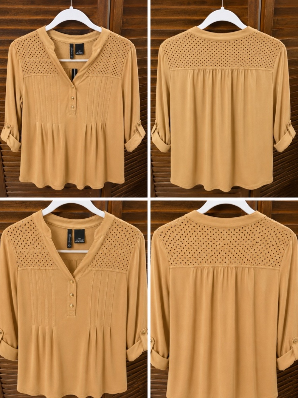 Womens size 0x faux suede shirt NWT